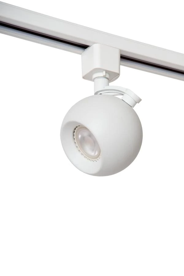 Lucide TRACK FAVORI Track spot - 1-circuit Track lighting system - 1xGU10 - White (Extension) - turned off